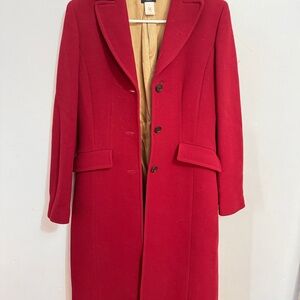 Red Wool Coat